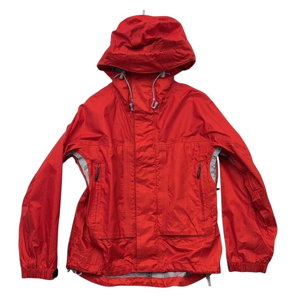 Nike ACG Jacket Storm Series Outer Layer Full Zip Red Hooded Nylon Jacket Size S